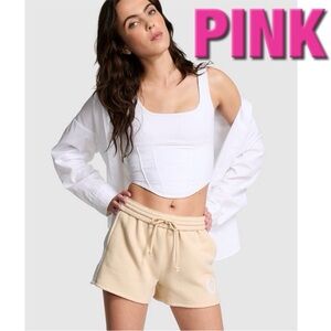 VS PINK Everyday Relaxed Fleece Shorts NWT XL
